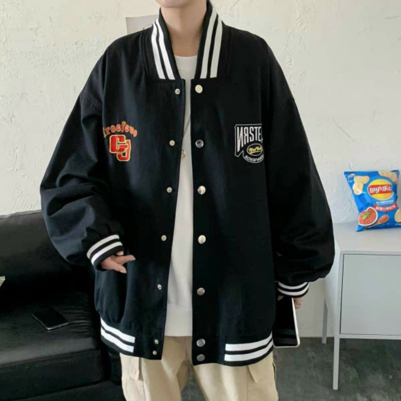 Áo khoác BOMBER Trocfewo Ulzzang Nam Nữ Unisex form rộng phong cách Hàn Quốc