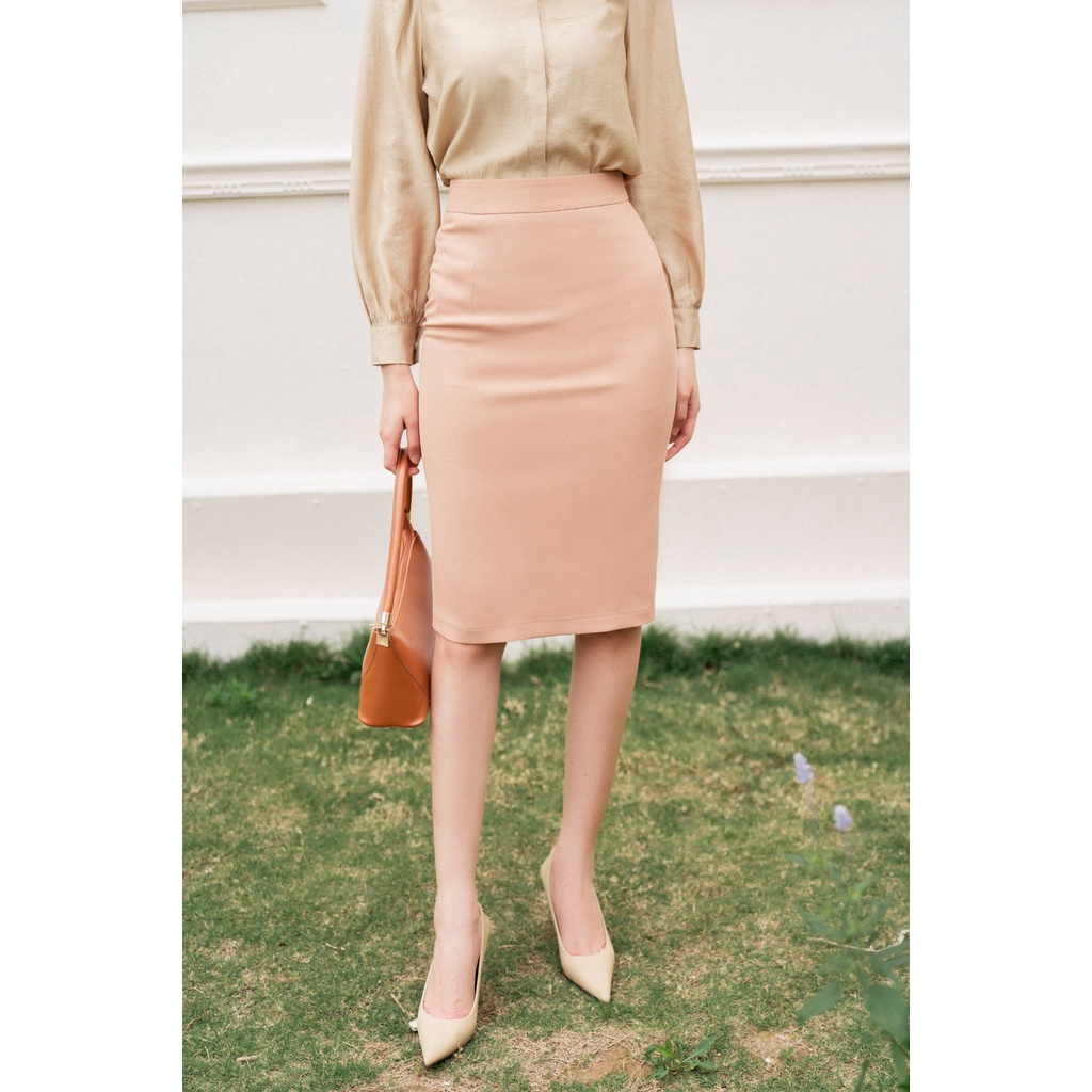 Chân váy bút chì xẻ sau TIINSTORE  CHD073