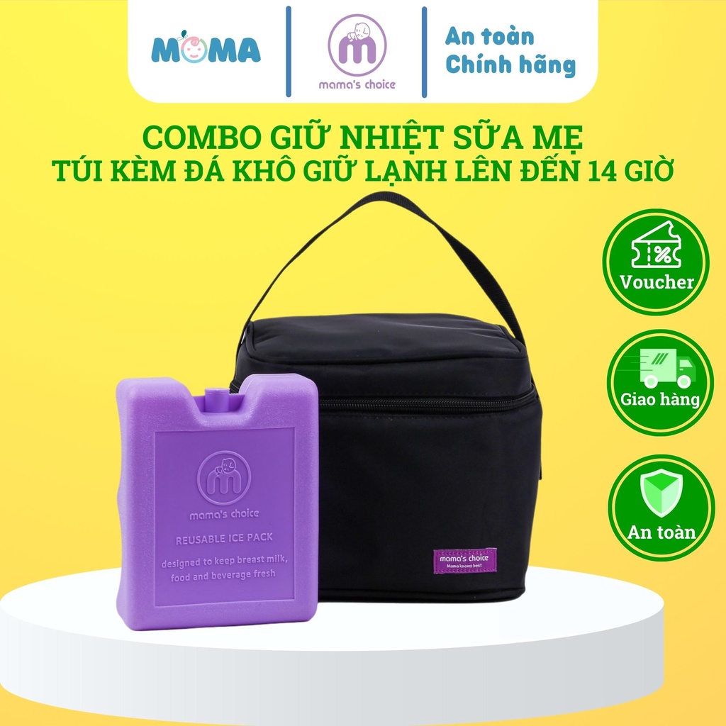 Túi Giữ Lạnh Sữa Mẹ | Túi Giữ Nhiệt Mini Cầm Tay Bảo Quản Sữa Mẹ, Đựng Đồ Ăn | Bảo Quản Sữa 12 Giờ Khi Dùng Với Đá Khô