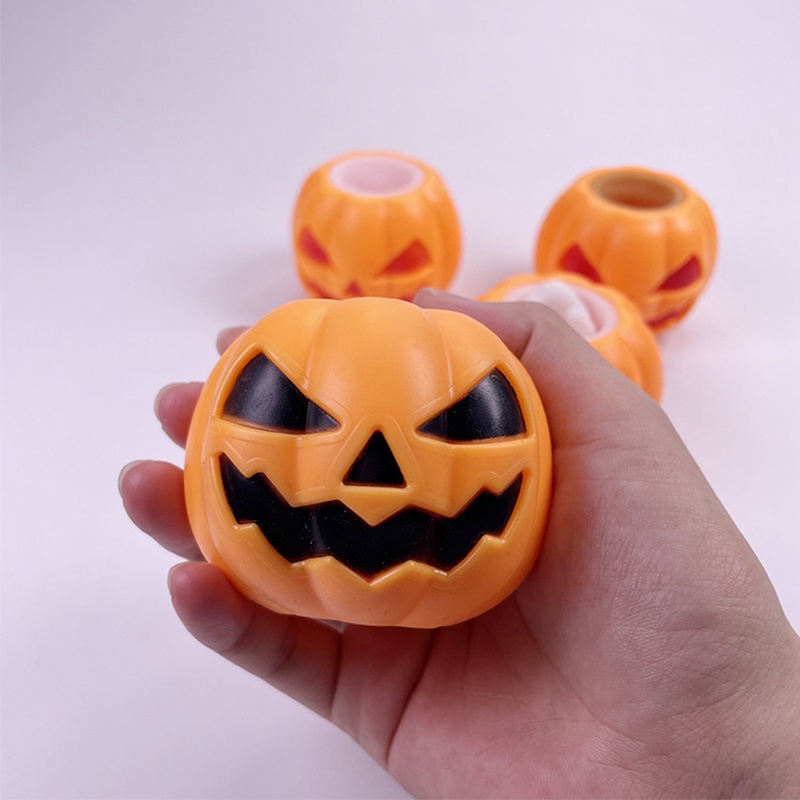 Bóng Cao Su Hình Ma Bí Ngô Trang Trí Halloween