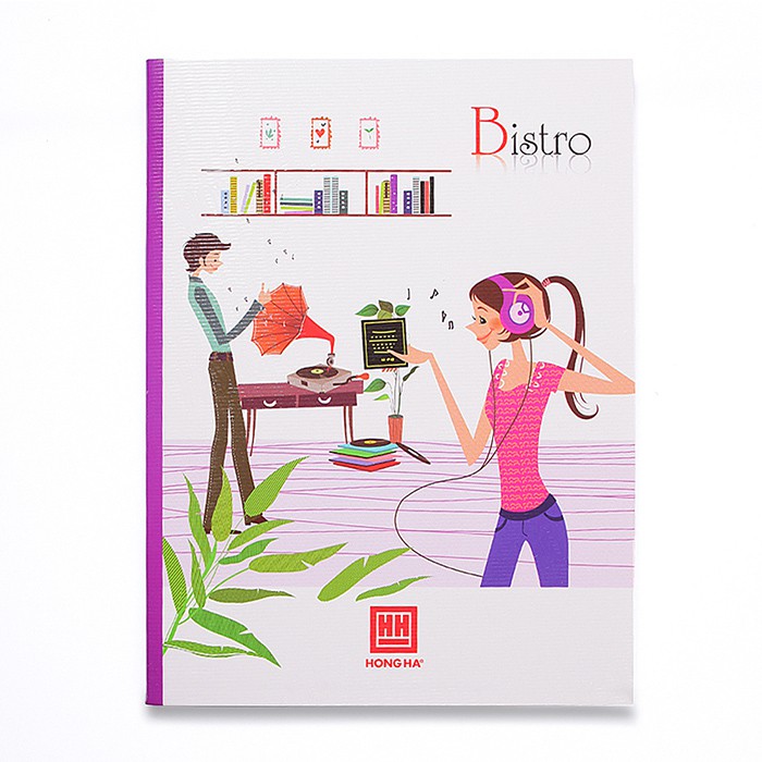 10 quyển Vở 4 ly ngang Hồng Hà 96 trang Class Bistro 0406 dành cho học sinh miền Trung - Nam cấp 2,3