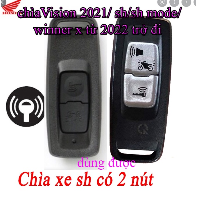 Bọc Chìa Khóa Smartkey SH 350i và SH 2021, Lead 2022 ( 2 nút ) Ốp Carbon ( HON15)