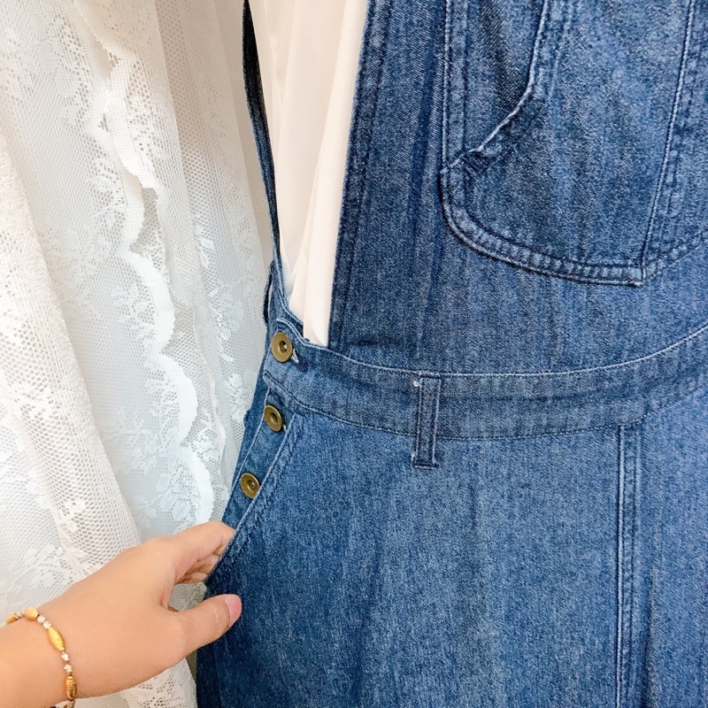 Đầm yếm Nhật Lowrys Farm dáng dài vintage