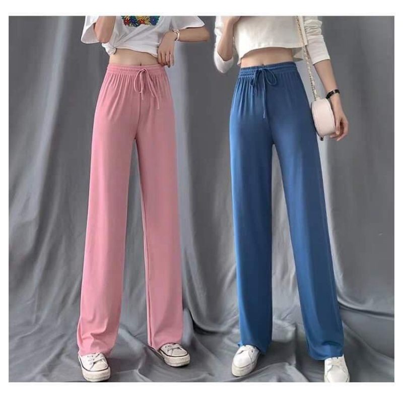 Quần Cullotes Ống Rộng Thun Tăm Siêu Hot