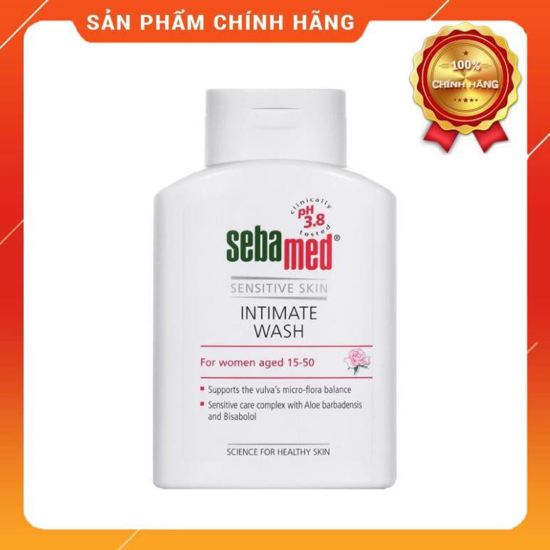 Sebamed Dung dịch vệ sinh phụ nữ chuẩn cân bằng pH vùng kín Feminine Intimate Wash pH3.8 50ml