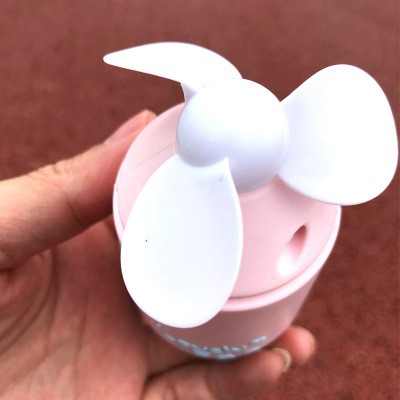 quạt sạc heo hồng tròn QS10 lovely fan USB cute dễ thương