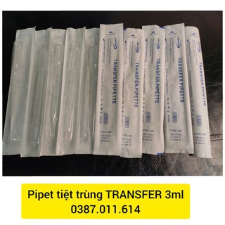 PIPET tiệt trùng TRANSFER 3 ml