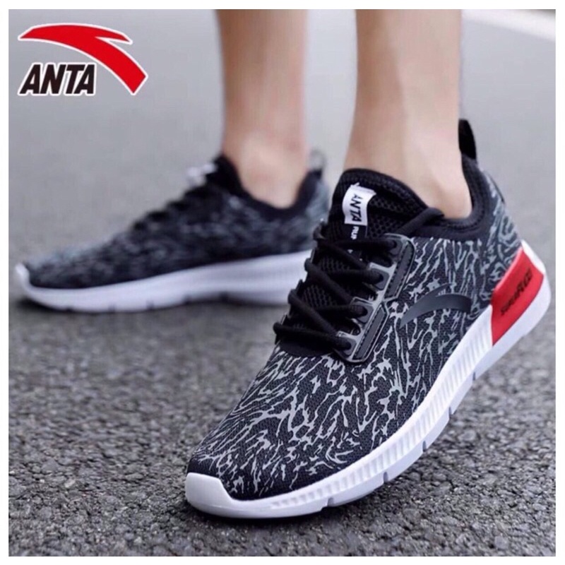 Giày Anta nam hàng chính hãng dòng running, chất liệu vải lưới cao cấp thoáng chân, đế ma sát chống trơn hàng quảng châu