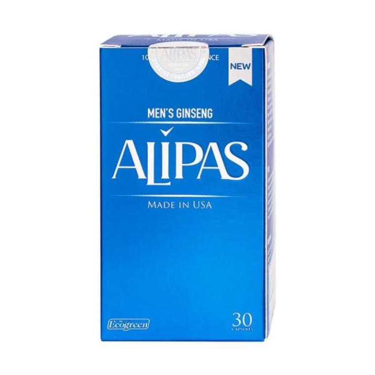 [GIÁ GỐC] Alipas New Ecogreen – Tăng cường sinh lực cho nam giới - 30 viên