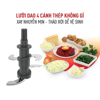 Máy xay thực phẩm Tefal 3 trong 1 MB520138 - 300W, 400mL