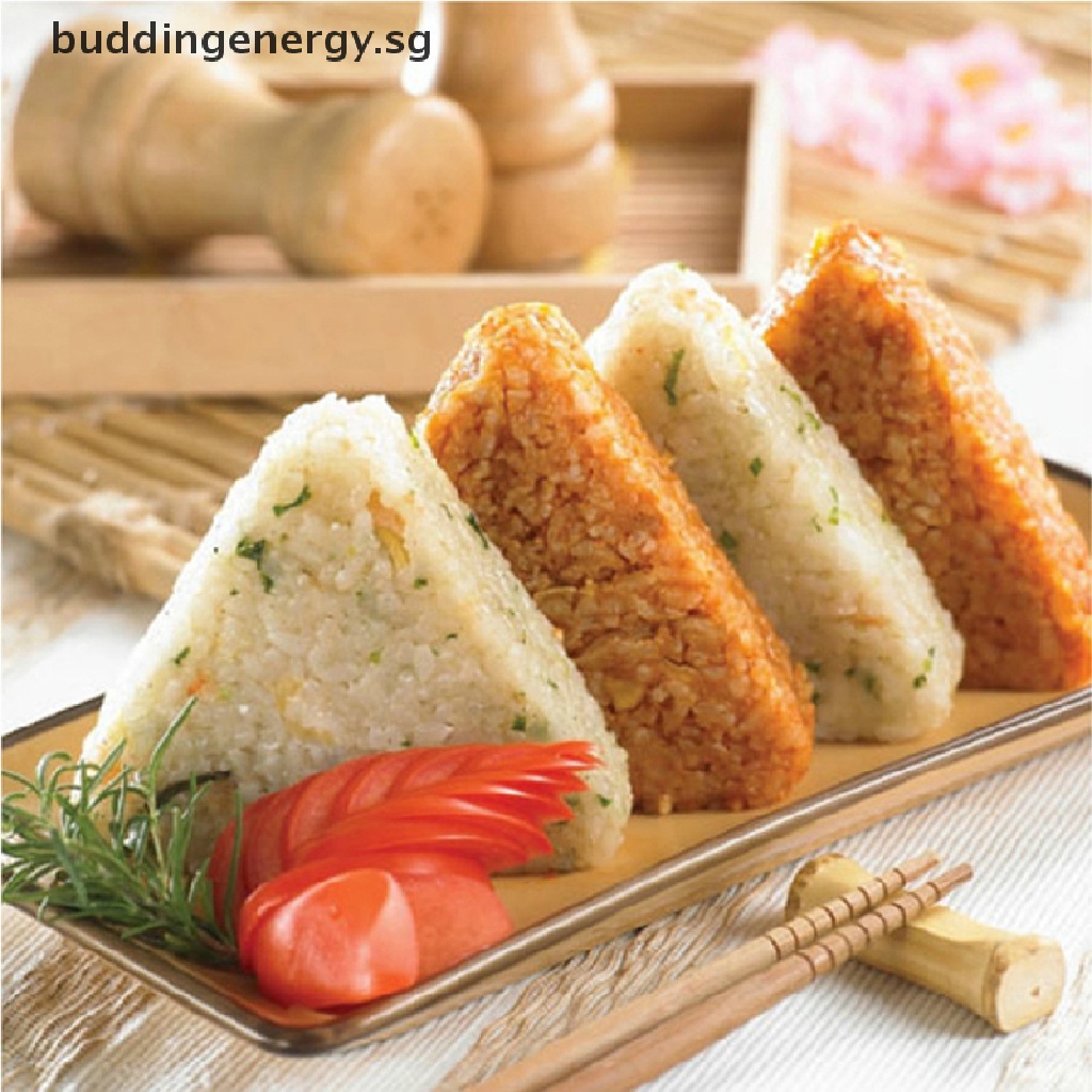 1 Set 2 Khuôn Làm Cơm Nắm DIY Bằng Nhựa Tiện Dụng