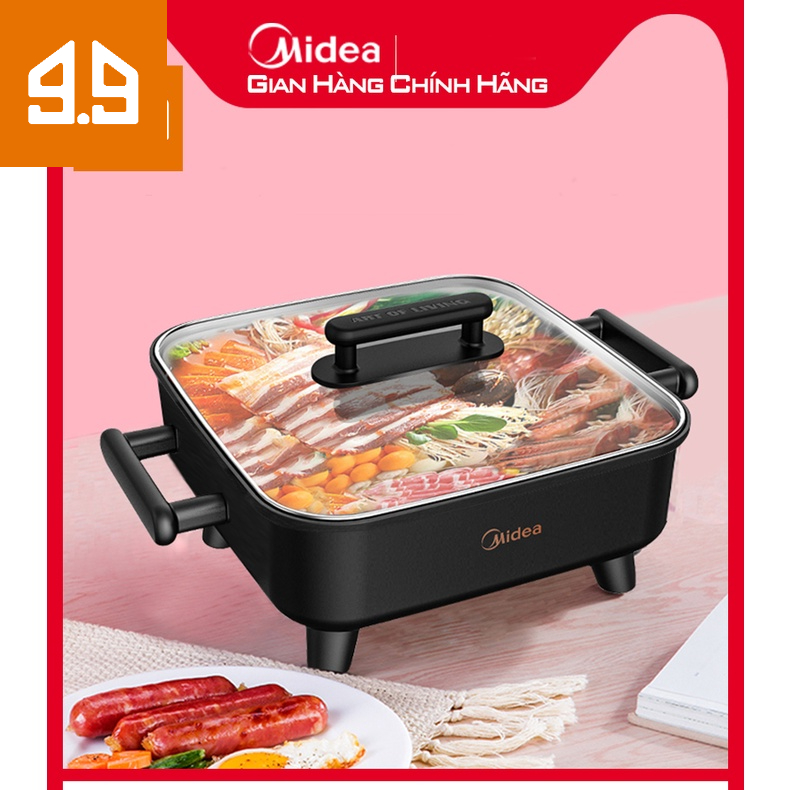 Nồi lẩu nướng điện đa năng Midea cao cấp Bảo Hành 12 Tháng