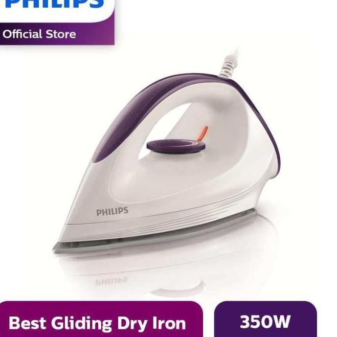 ⋆➨ Bàn Ủi PHILIPS STRIKA Brookan DRY IRON AFFINIA GC160 - Bảo Hành Chính Thức Màu Tím Trắng