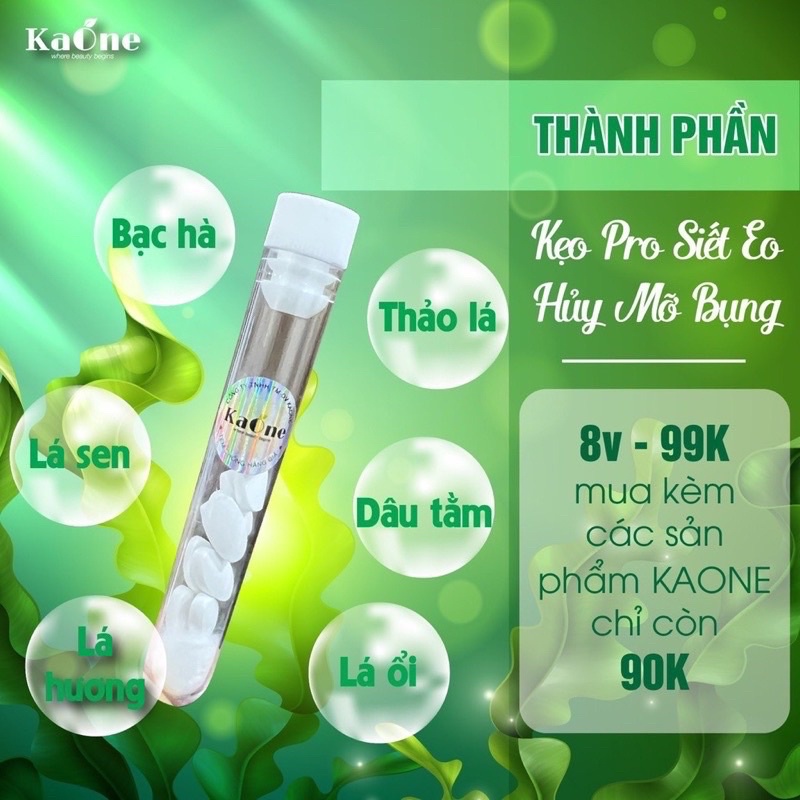 Kẹo Pro Xổ Mỡ Siết Eo Siêu ĐỈNH - Eo Con Kiến