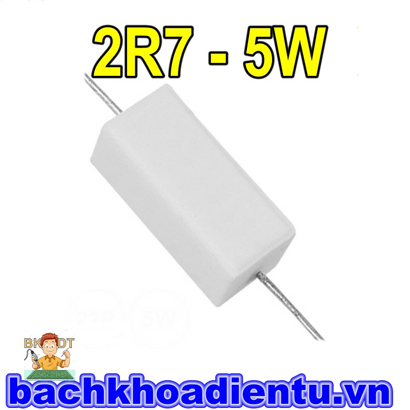 Điện trở 5W 2R7 chất lượng tốt