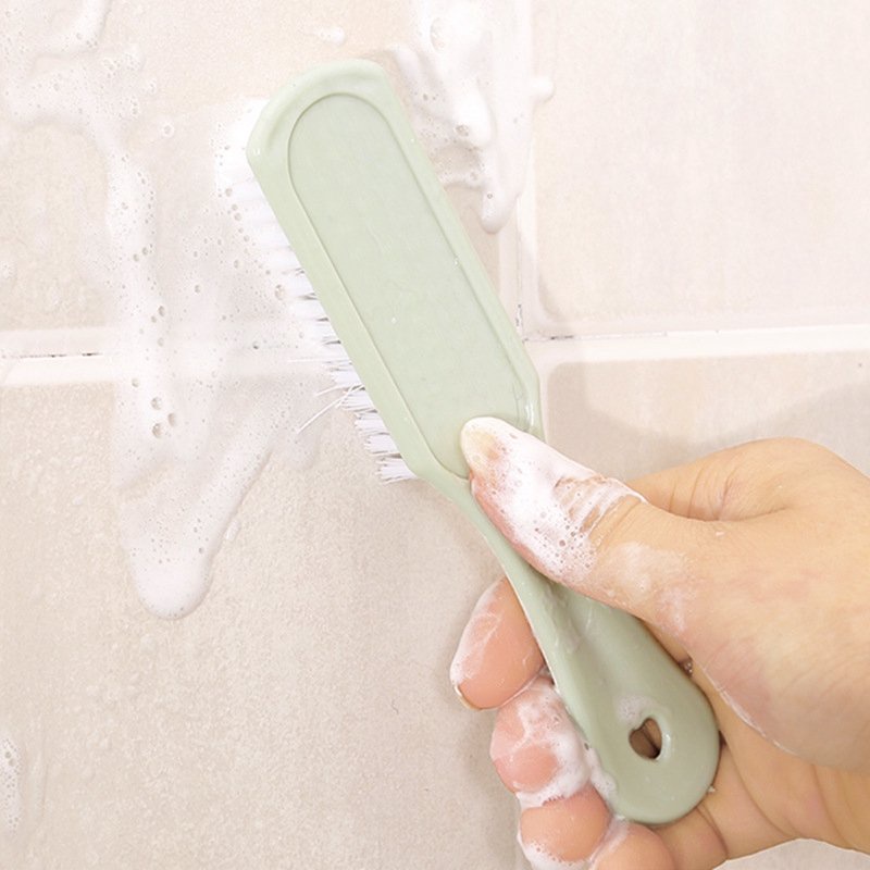 Bàn Chải Chà Giày, Giặt Quần Áo, Cọ Giặt Giày Dép Cán Dài Tiện Lợi Siêu Sạch