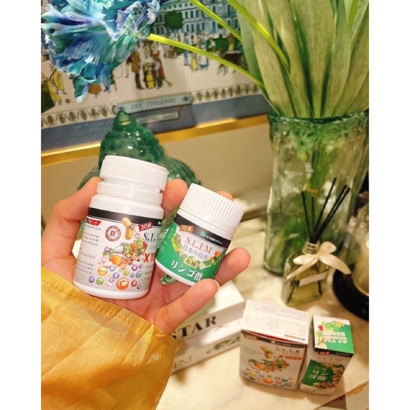 Viên giảm cân slim x1000 mẫu mới tặng kèm detox