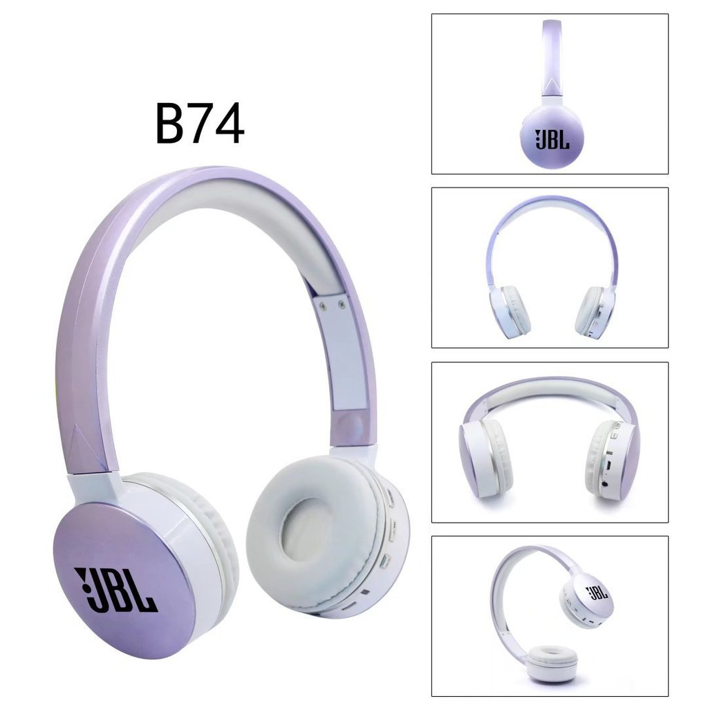 Tai nghe bluetooth đeo cổ không dây🎈free ship🎈BH 1 đối 1🎈 Tai nghe bluetooth chụp tai jbl B74 Chống Ôn,Nghe Nhạc Cực Hay