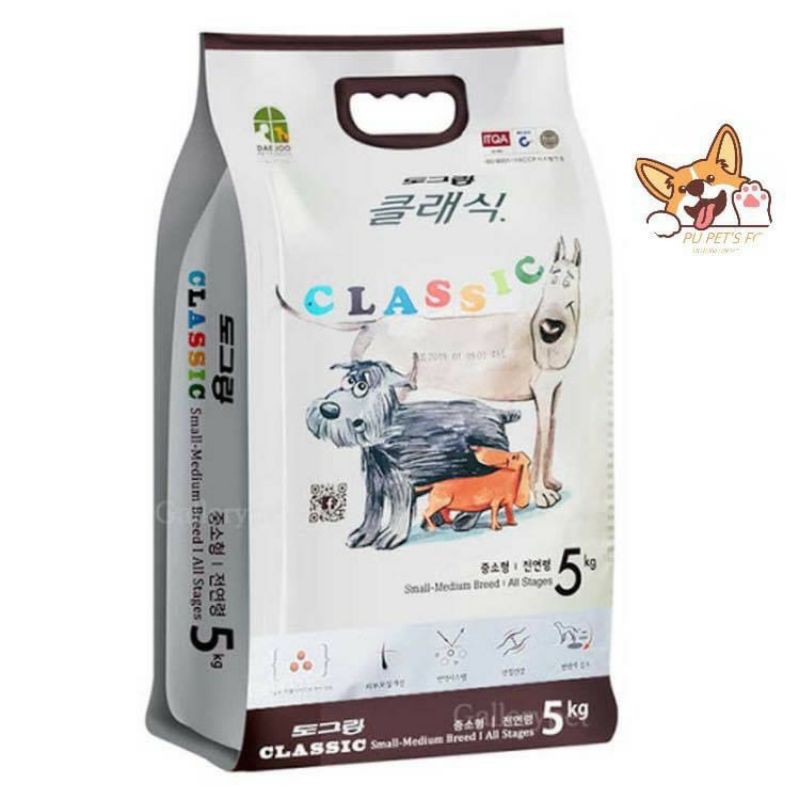 DOGRANG CLASSIC THỨC ĂN DÀNH CHO CHÓ BAO 5KG