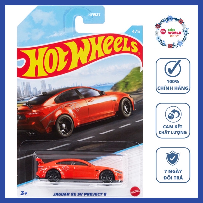 Xe mô hình Hot Wheels Luxury Sedans Series 2022 Jaguar XE SV Project 8 HDH15.