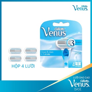 Lưỡi Dao Cạo Cho Nữ GILLETTE Venus Base ( 4 lưỡi/vỉ )