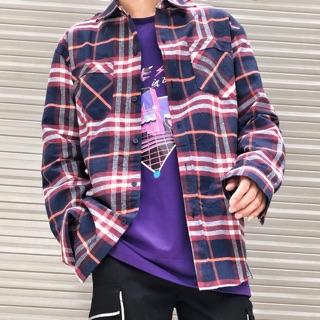 Flannel Xanh Đỏ