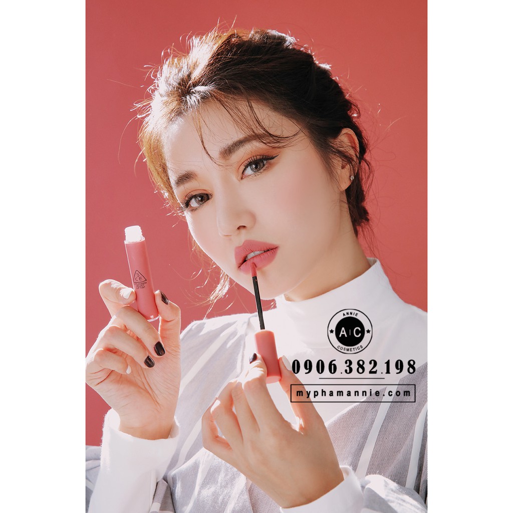 Son Kem Lì 3CE VelVet Lip Tint – Near and Dear (Hồng đất)