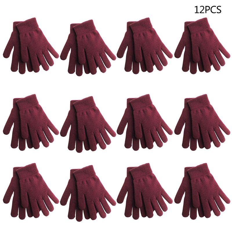 Găng Tay Len Hở Ngón Co Dãn Thời Trang