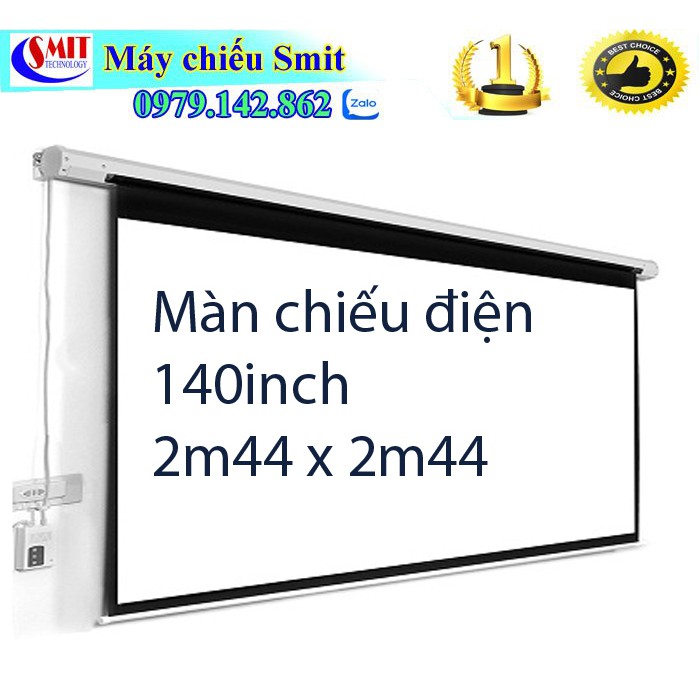 MÀN CHIẾU ĐIỆN 140 INCH - Hàng Chính Hãng Dalite