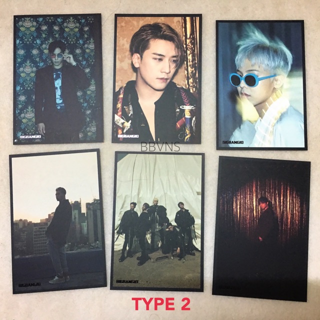 BIGBANG | BIGBANG10 Postcard set - Bán tách lẻ (ảnh thiệp nhỏ)