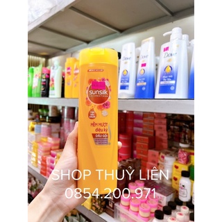Dầu  gội sunsilk vàng, đen giúp tóc mềm mượt rạng ngời 320g