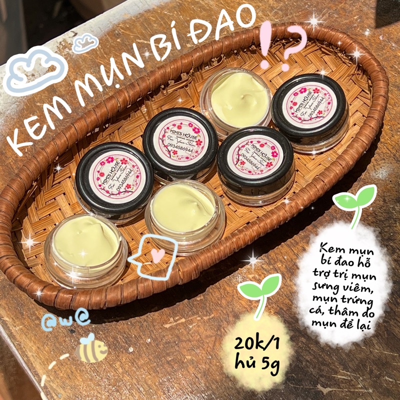 KEM ACNE BÍ ĐAO - TRÀ XANH