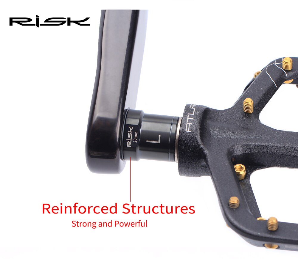 1 Cặp Đai Ốc Nối Dài Bàn Đạp Xe Đạp Bằng Hợp Kim Titan