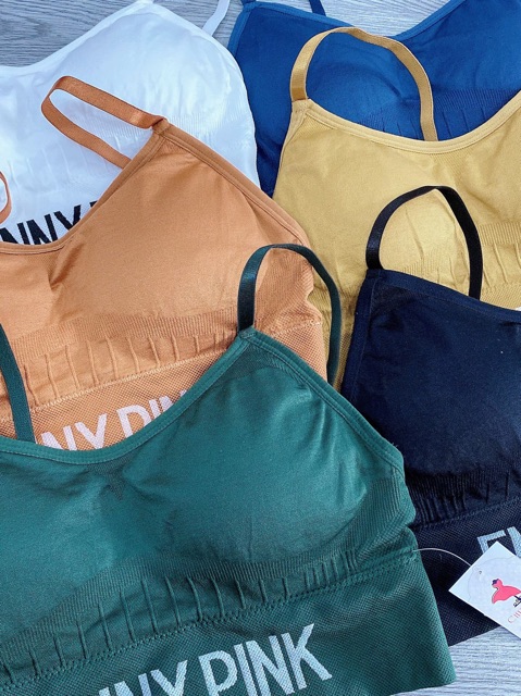 Áo bra nữ FUNNY PINK tập gym, yoga chất đẹp