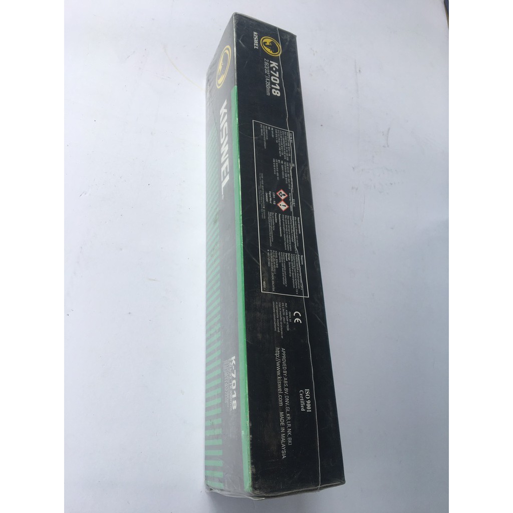 Que hàn 2.6 mm chịu lực Kiswel K-7018 chất lượng ổn định và tạo độ ngấu cao