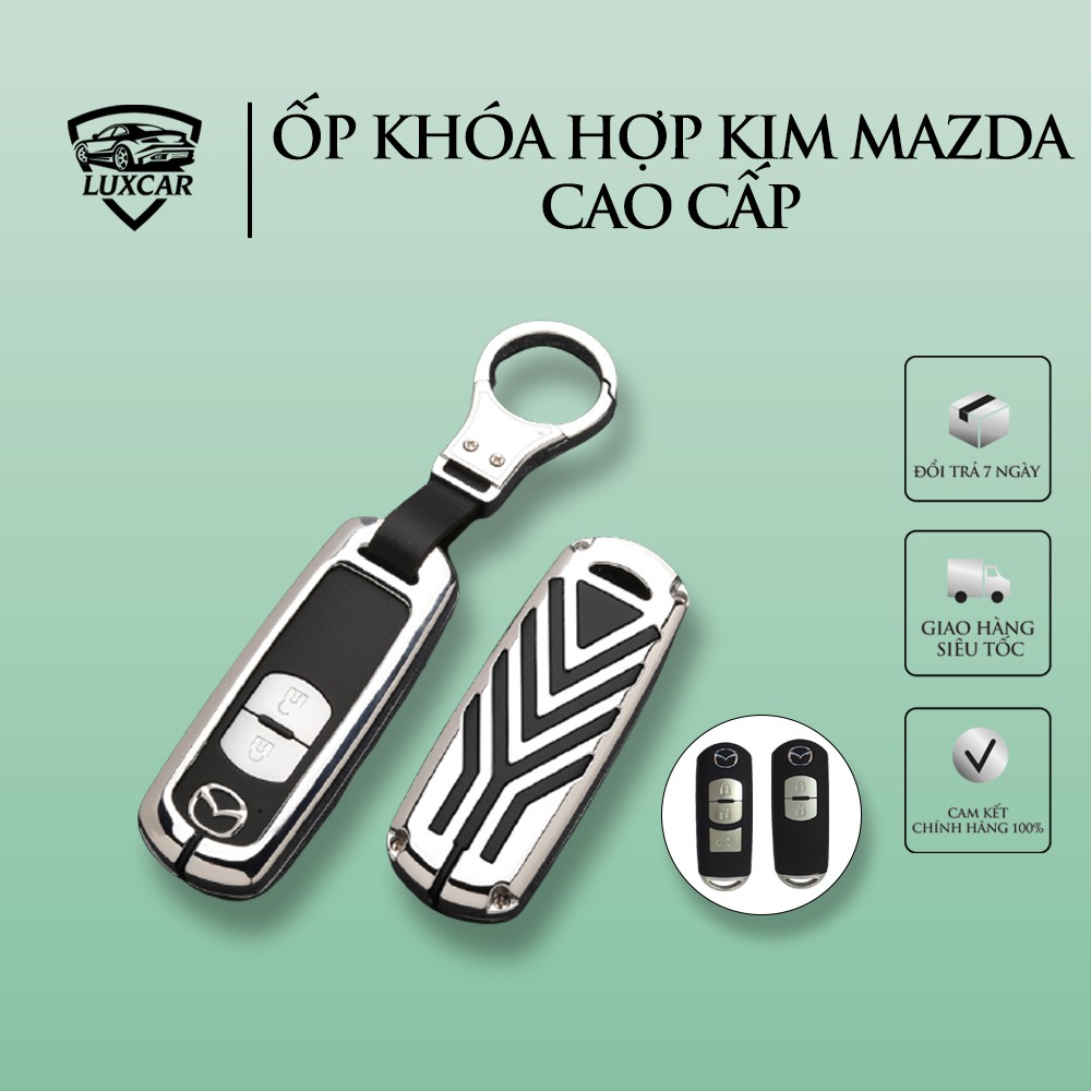 Ốp Khóa Hợp Kim MAZDA Cao Cấp LUXCAR