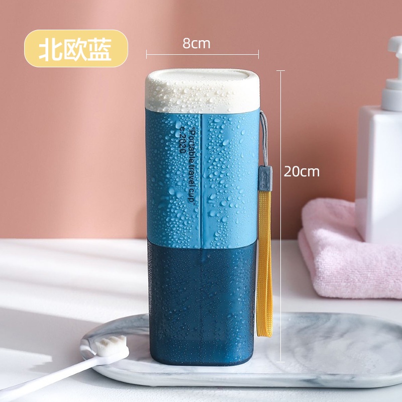Toilet cup set Creative travel toothbrush holder.