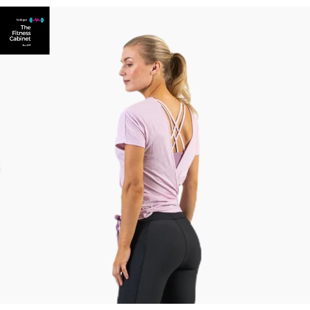 Áo tập Yoga Blacc cột tà nhiều kiểu - Ardha wrap t shirt