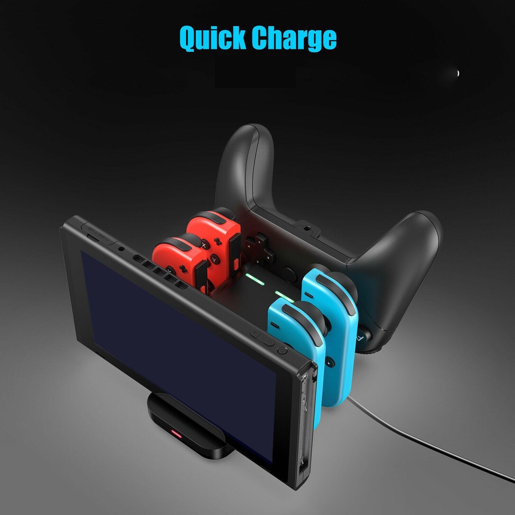 BTLIMER Dock Sạc Cho Máy Chơi Game Nintendo Switch