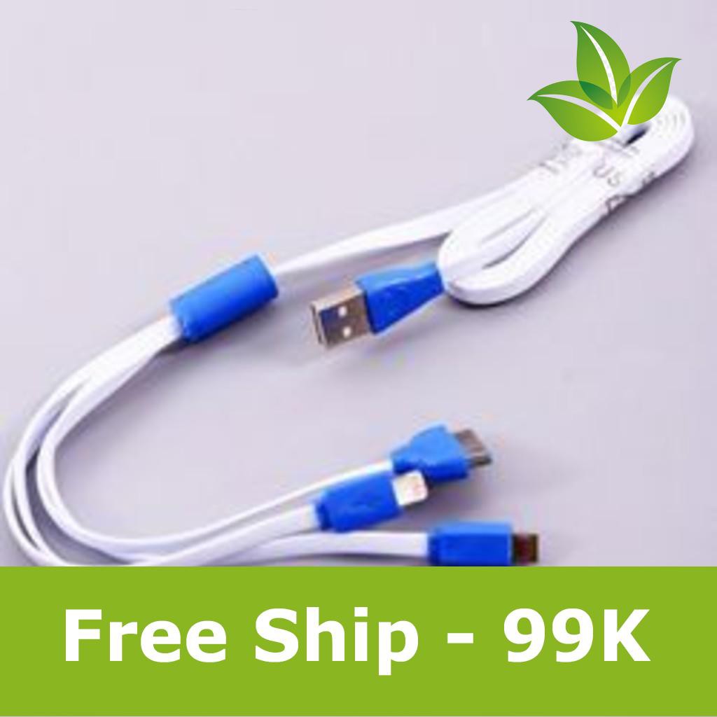 Cáp 4 đầu có led AZ01 hỗ trợ ship