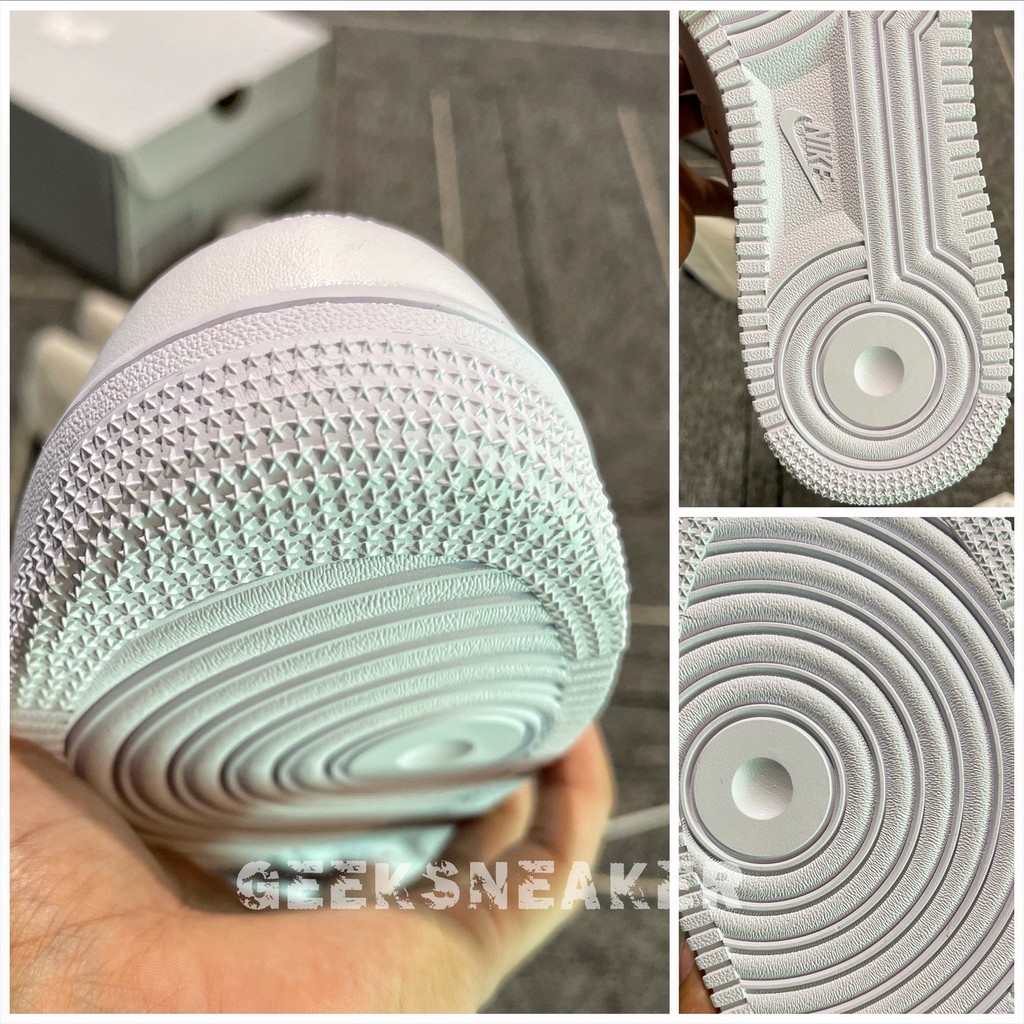 [GeekSneaker] Giày Thể Thao - Sneaker Trắng Air Force 1 -  AF1 All WHITE  NGuyên bản - SC - Đế Air - Gót Vuông | BigBuy360 - bigbuy360.vn