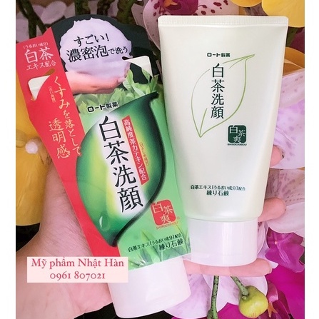 Sữa rửa mặt trà xanh Rohto Shirochasou Nhật Bản