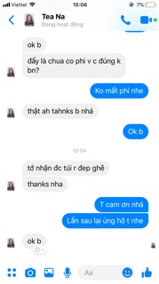 Túi pero hàng xuất