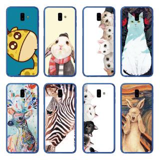 Cute Rabbit Back Cover Samsung Galaxy J6 / J4 Plus 2018 / J6 Prime Soft TPU Case