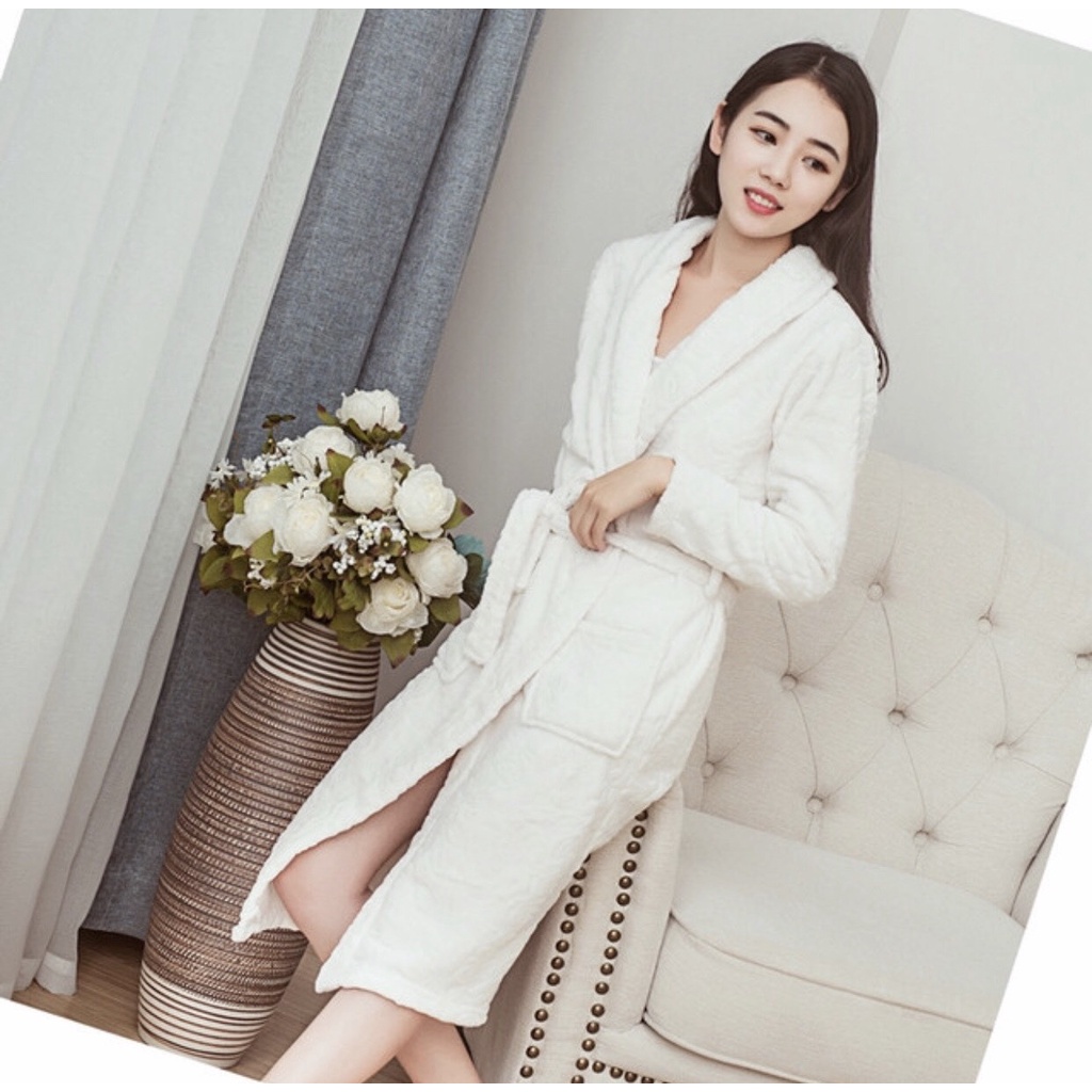 Áo Choàng Tắm Lông Cừu