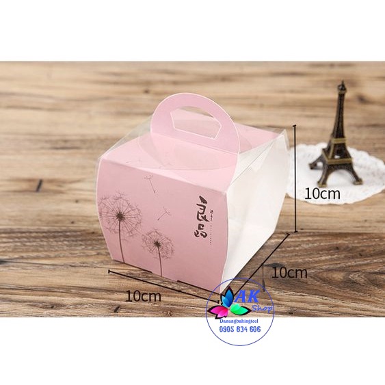 SET 5 HỘP BÁNH MICA 10X10