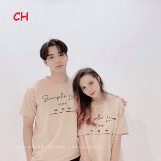 Áo đôi SIMPLE LOVE