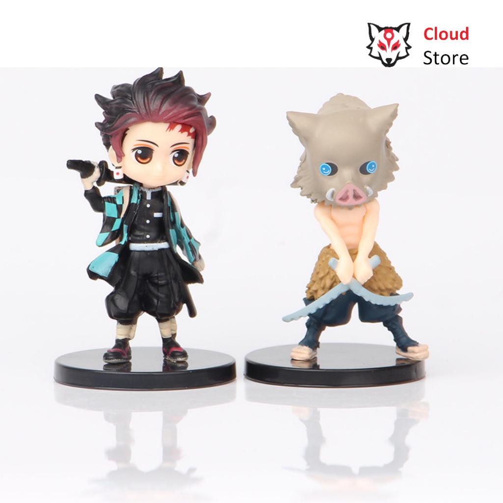 Mô hình anime thanh gươm diệt quỷ CLOUD STORE, figure kimetsu no yaiba, mo hinh mini, nhân vật anime