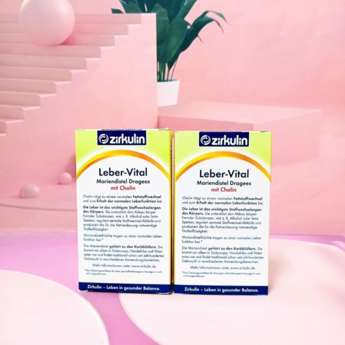 Viên uống Bổ Gan Zirkulin Leber Vital Mariendistel Dragees,  30  viên ĐỨC