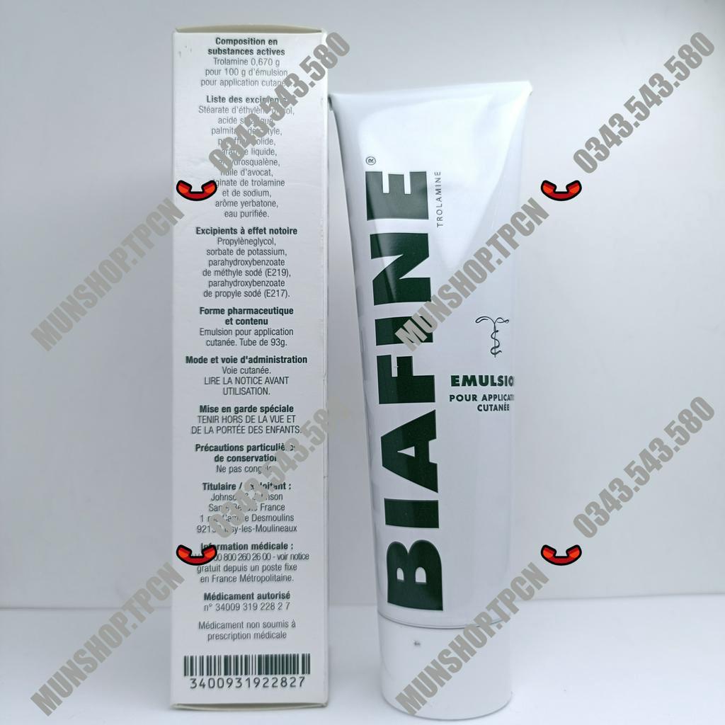 Kem bôi bỏng/phỏng Pháp BIAFINE Emulsion 93g